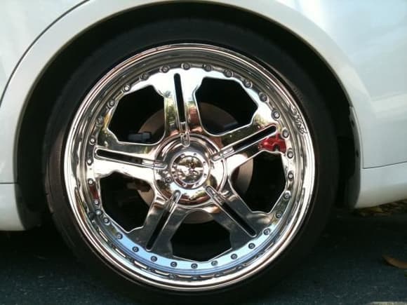 20&quot; Dvinci wheels on my car