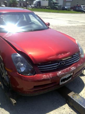 Got in an accident! worse day in 2011! :(