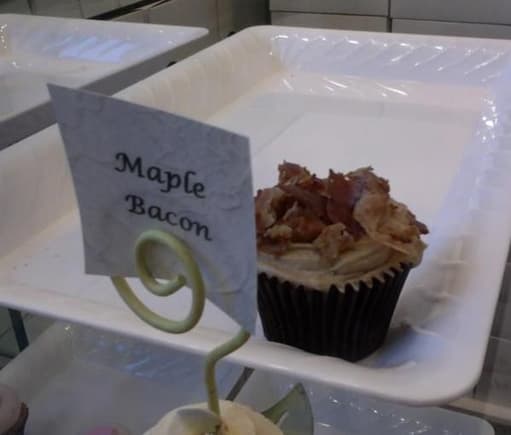 Bacon cupcake