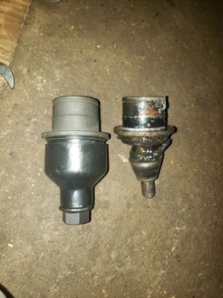 New lower control arm ball joint.