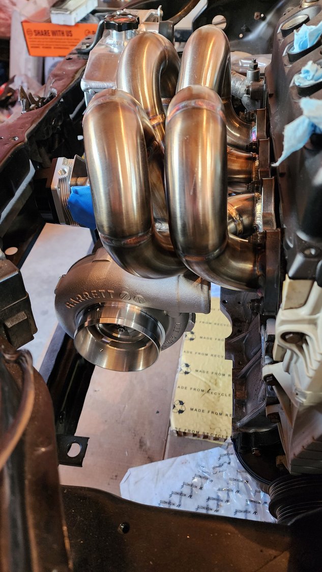 Compressor housing needs to rotate 90-180 degrees depending on where the intercooler inlet ends up