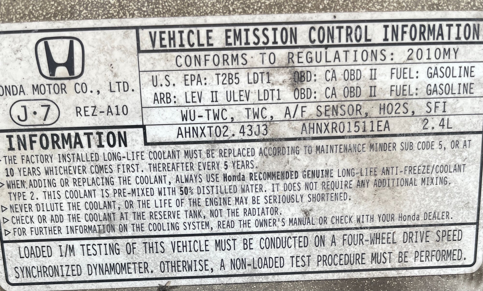 California emissions?? HondaTech Honda Forum Discussion