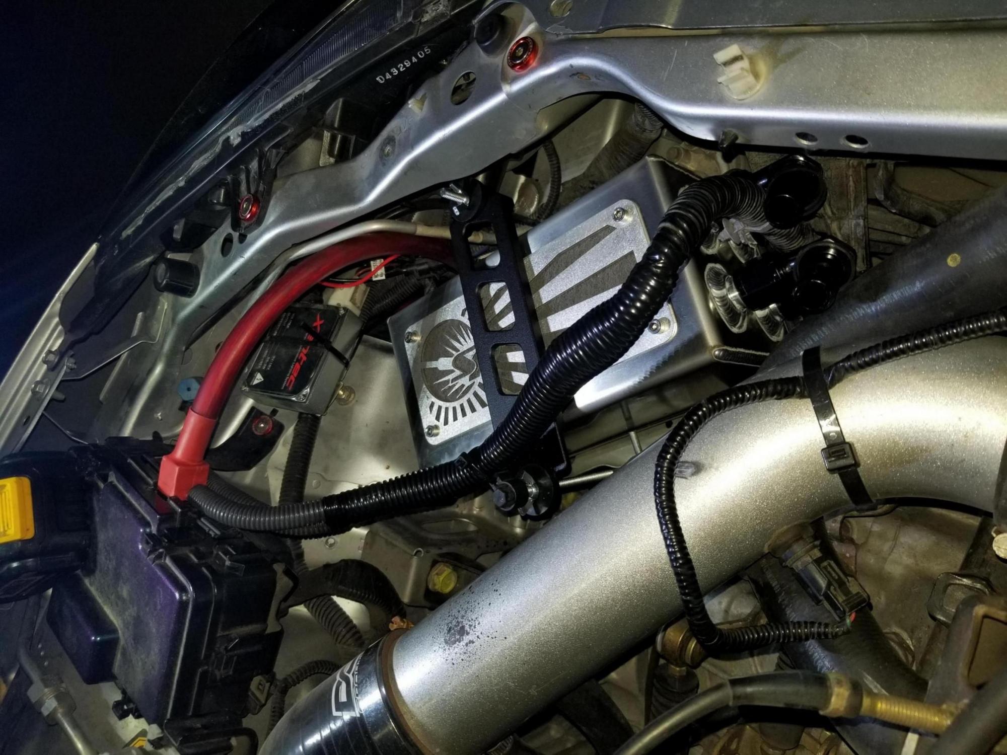 EP3 Battery Relocation and Catch Can install HondaTech Honda