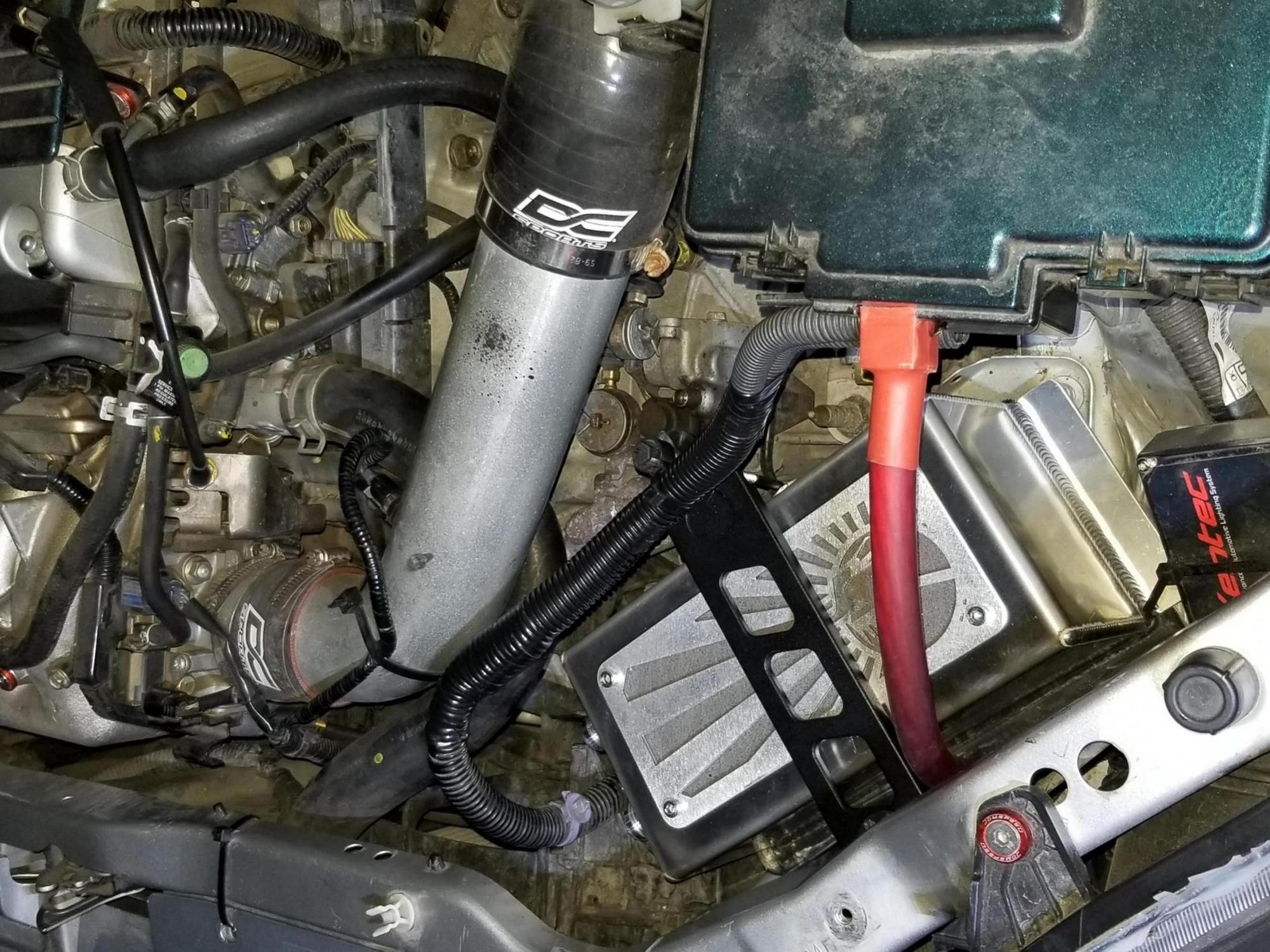 EP3 Battery Relocation and Catch Can install HondaTech Honda