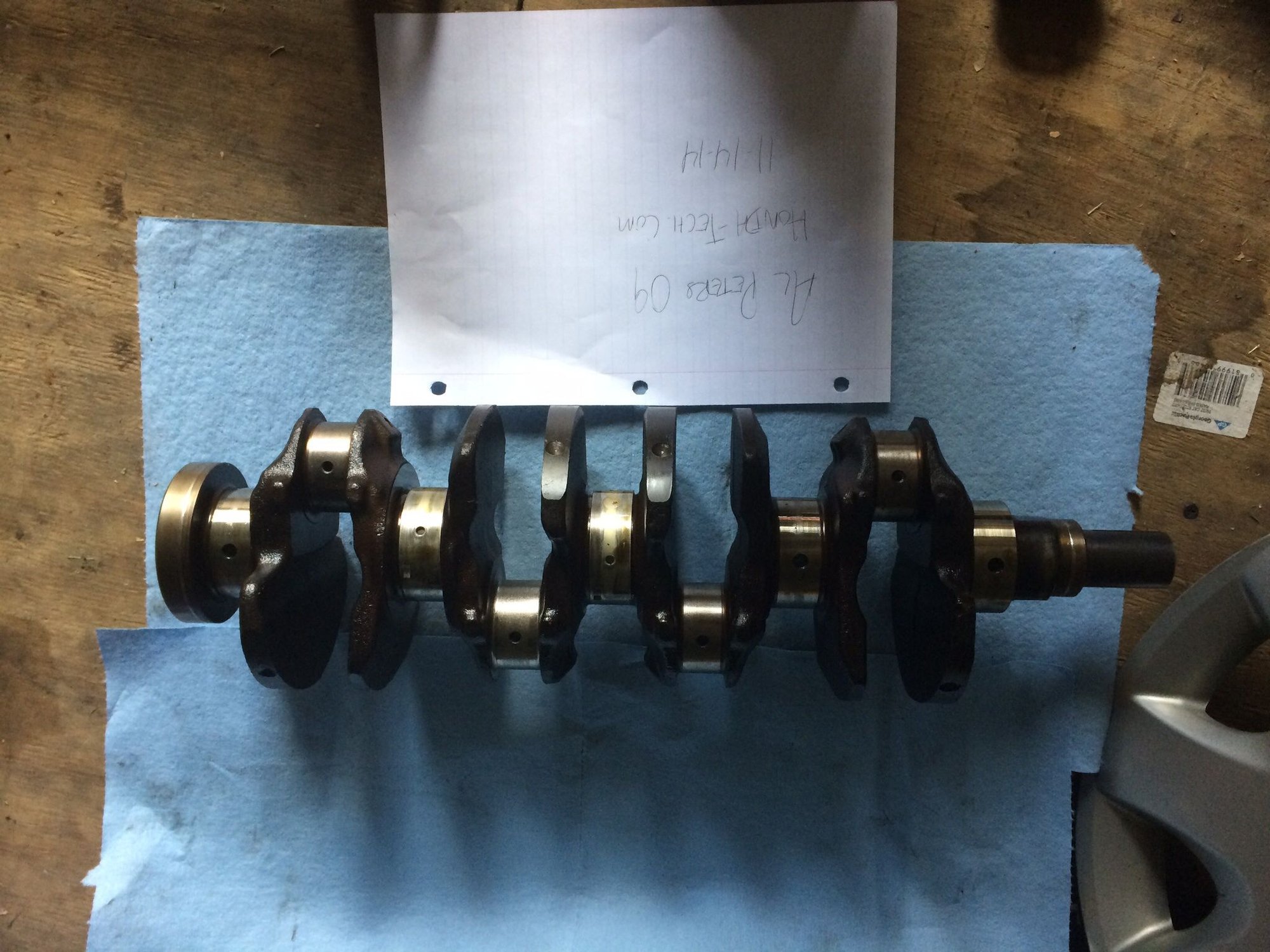 FS b16 crankshaft turbo pistons rods and others HondaTech Honda
