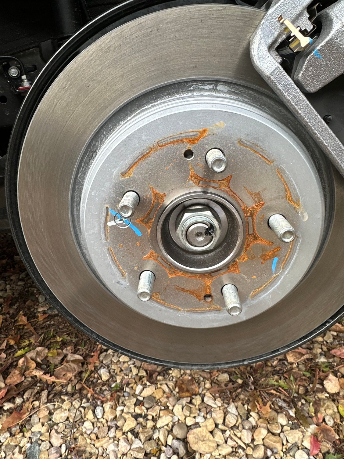 2026 CRV - front wheel rotor. Rust after 2 days of new purchase. 