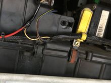 Before, with the A/C hardwired in.