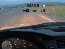 Went to the weight station while I was out driving around. I was hoping it would weigh a little less, I weigh about 215. Still a lot lighter then the 4 door integra though. 