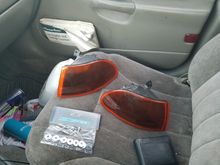 Picked up some amber corners and a 20pc gunmetal washer set for 20 bux.