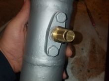 I forget the size of these fittings?...maybe 3/4in npt? Whatever it is, it fits VERY snuggly into -10AN stainless hose from Vibrant.