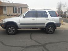 All four corners done should have bought bigger tires.