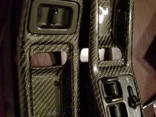 LHD CARBON FIBER POWER WINDOW SWITCHES