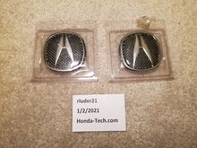 Carbon Fiber Acura Emblem