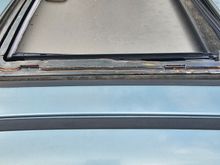 Before getting it patched, the glass didn't break until it hit the groud just got sucked right off the top od the car!