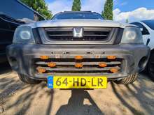 Old car swapped grill