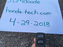 Great condition 96-00 Civic sunroof switch
$10 obo