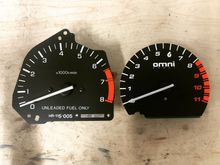 Decided to install the Omni 8k tach as it matches the stock engine redline a bit better