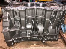 Got it all cleaned, painted and put together. 9.0.1cp, ls crank, ls eagle rods, acl bearings, Golden eagle oil squirted blocked offs.