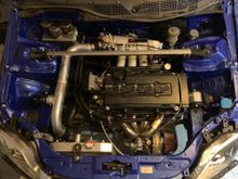 I can’t stop looking at this pic. That’s pretty much how it’ll look when finished! Just missing a rad hose. It sits like this right now. Catching up with life for a week or so and I’ll get back to it. It’s getting cold. :( 