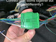 When there both connected there’s about 2 pins going to no where.