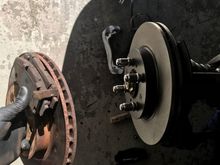 Just finished up new rotors, pads and braided brake lines.           Next step is to fix the leaking oil pump and   Order some tires 