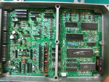 Here's the inside of the computer.  It looks pristine.  No burned capacitors et... 