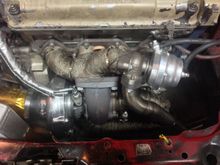 Close up of the log manifold.