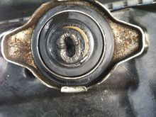 Saw my radiator cap so I got a new one and did a coolant flush