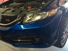 Bumper before start of fabrication