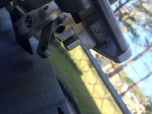 Broken bolt goes in there