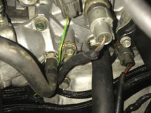 Transmission side wires, could use a little cleanup still but most likely ill leave them as is.