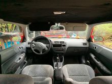 A very big improvement over the original sagging headliner. I may have to take everything out to re-glue, re-position and or smooth out wrinkles. This wasn't a hard job and only cost me about $50.