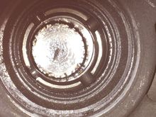 So It looks to me that this is the spline part of my halfshaft stuck in there... any idea to get it out