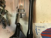 Sand blasted/repainted the half shalft 