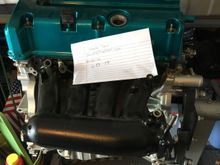 Powder coated VC and RBC intake