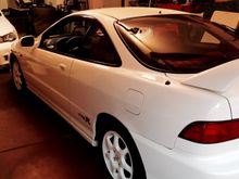 Oem jdm suspension and a/c installed! Not the best pic, but ride height is higher now, which is much better for civilian driving, speed bumps, driveways, etc.
