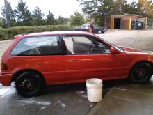 just washed