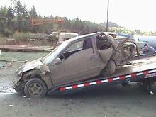 THIS WAS DILLONS 2 DR COUPE//// THIS IS WHAT YOU GET FOR NOT TAKING A STUPID TICKET FROM DAMN COP DUMMY