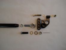 Custom RPR Two-Way Adjustable Panhard Bar: Axle end of the Bar