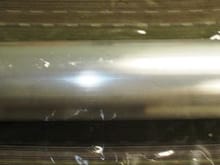 kuniFAB custom aluminum muffler.
5&quot; case. 2.5&quot; inlet