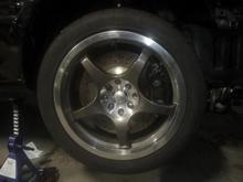 My wheels, 17's with 13in breaks.