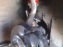 rebuilt caliper and suspension