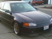 Carbon fiber hood
Carbon fiber duck bill
JDM amber corners and side markers
JDM fog lights
