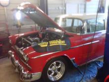My moms 55 chevy bel air. Not a honda, but I had to put on the valve covers, throttle return spring, and air cleaner before I could start it and move it off the lift.