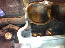 plugged EGR port on intake, Must clean to remove code.