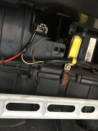 Before, with the A/C hardwired in.