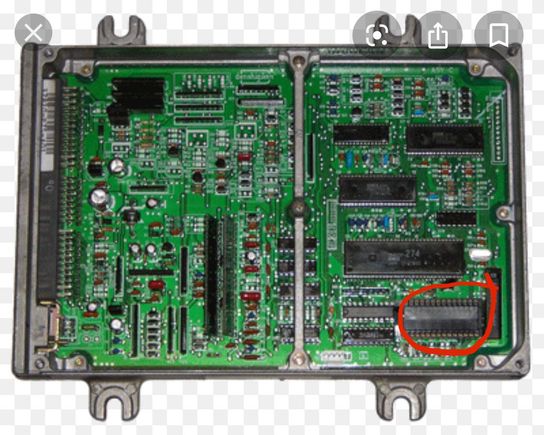 This is the chip I’m talking about. This is your problem right here and reason why your car won’t start I bet.