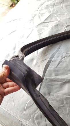 Found a 97 del sol in oakland at pick n pull and grabbed this immaculant weatherstripping. Still like new which i need since mine leaks badly. Btw the del sol in oakland had a beautiful interior. The door cards were like new; could be a cheap 97 interior swap for anyone.