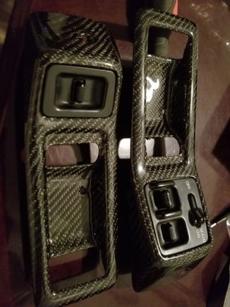 LHD CARBON FIBER POWER WINDOW SWITCHES