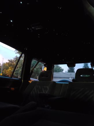 Headliner installed